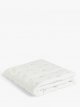 Cotton Star Quilted Cotbed Bedspread, 3 Tog, White